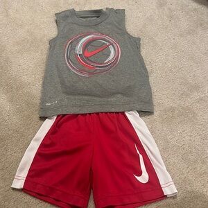 Nike boys tank and shorts set size 3T
